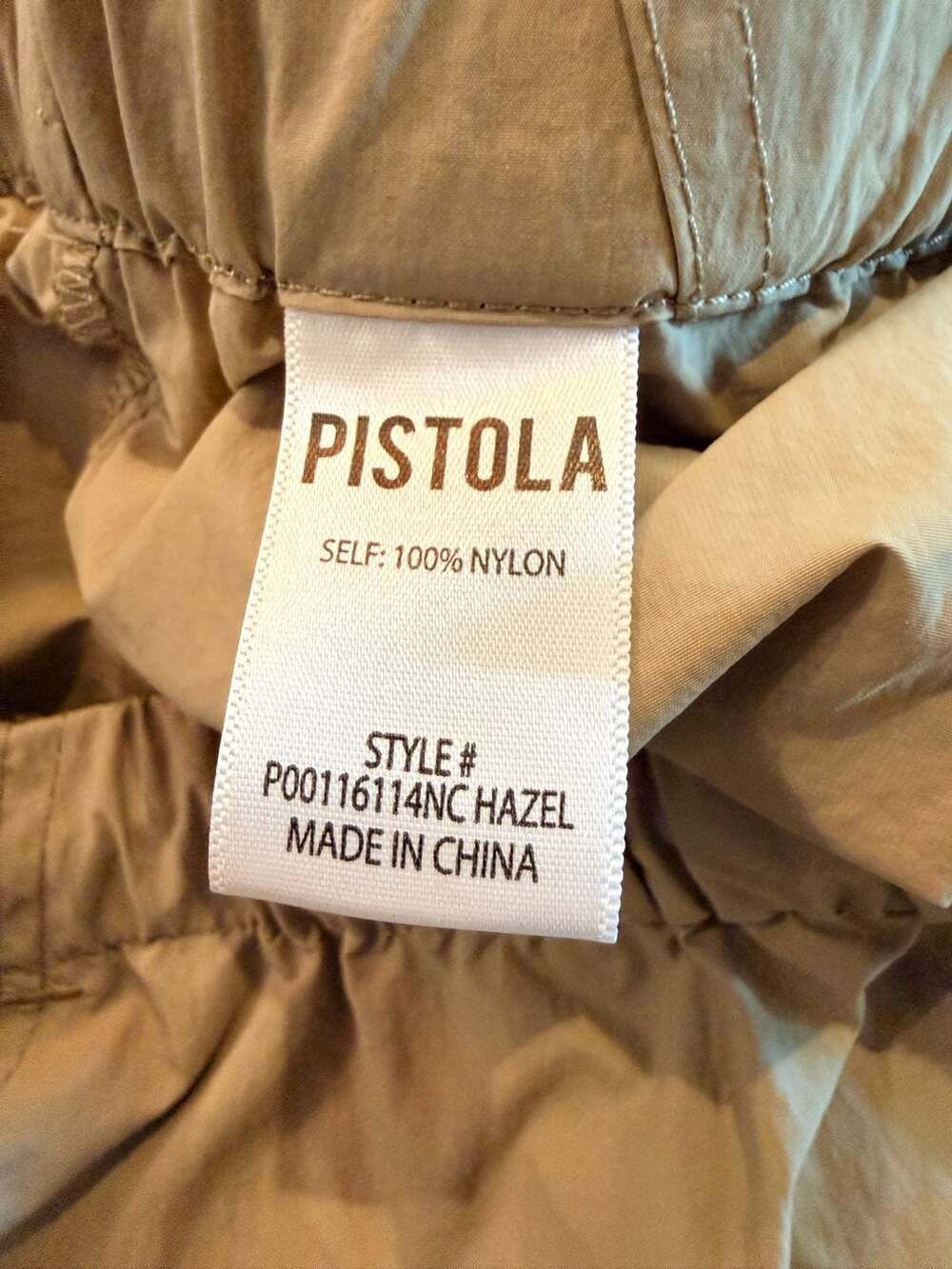 Pistola Women's Hazel Nylon Cargo Parachute Pants Size M 0659 - Picture 4 of 8